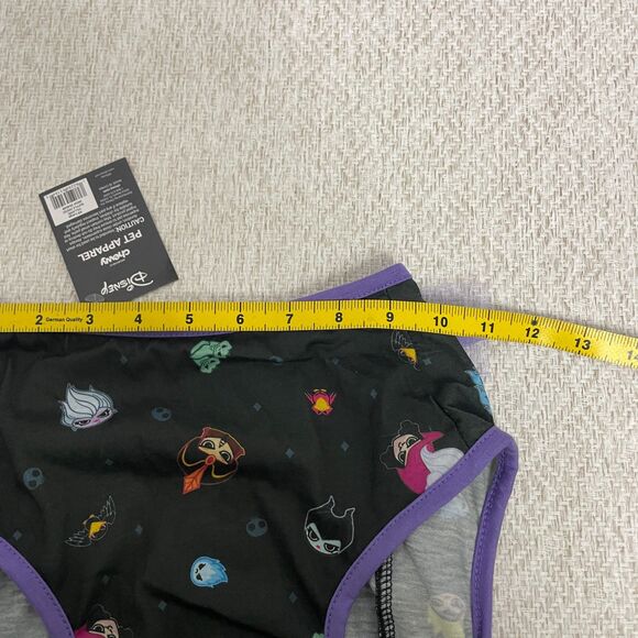 Disney Villians Dog XXL Black and Purple Ruffle Dress Chewy Exclusive NWT - Picture 4 of 6